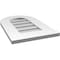 Ekena Millwork Round Top Surface Mount PVC Gable Vent: Non-Functional, w/ 3-1/2"W x 1"P Standard Frame, 14"W x 22"H GVPRT14X2201SN - alternate 5